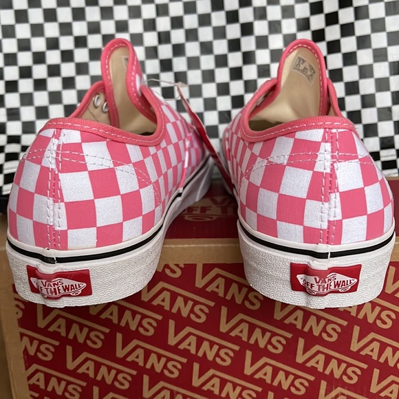 Vans Authentic Checkerboard Pink Lemonade/True White WMNS sneakers - Picture 14 of 16